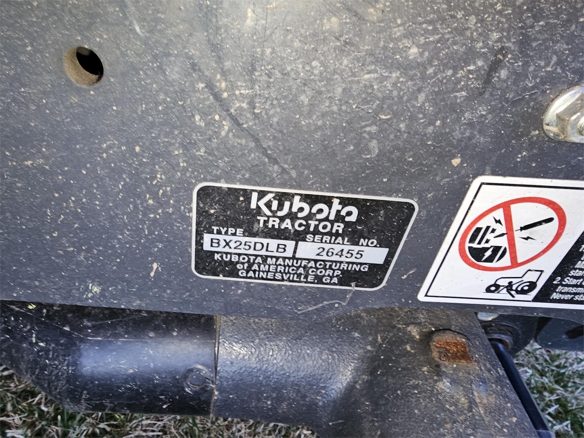 Used 2015 Kubota BX25D Backhoe Loader - Image 5